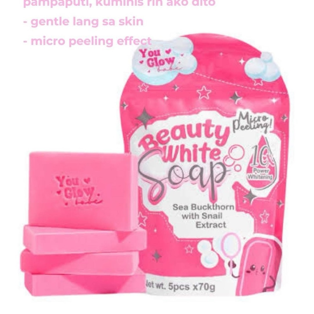 Beauty white soap (5pcs per pack)
